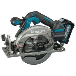 Makita Narzędzia - Akumulatorowa pilarka tarczowa 40 V 165 mm, 2x akumulator 2,5 Ah Li-Ion XGT, ładowarka HS012GD201