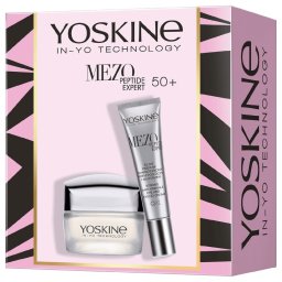 Yoskine Mezo Peptide Expert wygĹadzajÄcy klem przeciwzmarszczkowy 50+ 50ml + silnie przeciwzmarszczkowy krem pod oczy 15ml