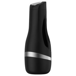 Satisfyer Men Classic - manualny masturbator z funkcją ssania (srebrny)