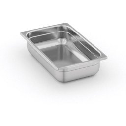 B2B Partner Pojemnik gastronomiczny ze stali nierdzewnej GN 1/1, 530 x 325 x 100 mm