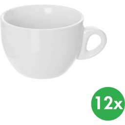 B2B Partner Kubek MONA Cappuccino 0,21 l, porcelana, 12 szt
