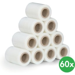 B2B Partner Folia stretch przezroczysta 20 mic, 100 mm x 150 m, 60 szt.