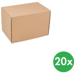 B2B Partner Kartony pocztowe na książki i dokumenty A5, 220x150x150 mm, 20 szt.