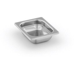 B2B Partner Pojemnik gastronomiczny ze stali nierdzewnej GN 1/2, 325 x 265 x 65 mm