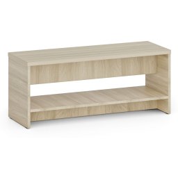 B2B Partner Ławka szatniowa z półką na obuwie, wzmocniona, 1000 mm, dąb naturalny