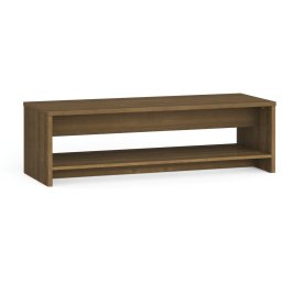 B2B Partner Ławka szatniowa z półką na obuwie, wzmocniona, 1500 mm, orzech