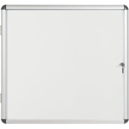 Bi-Office Gablota wewnętrzna z białą powierzchnią magnetyczną, 720 x 674 mm