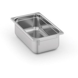 B2B Partner Pojemnik gastronomiczny ze stali nierdzewnej GN 1/1, 530 x 325 x 150 mm