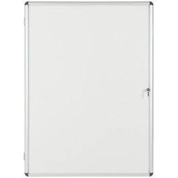 Bi-Office Gablota wewnętrzna z białą powierzchnią magnetyczną, 940 x 1288 mm