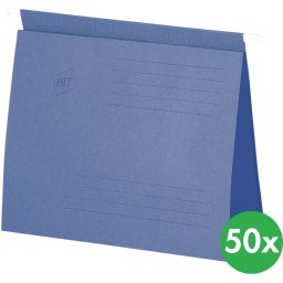 HIT Office Skoroszyt zawieszany A4, niebieski, 50 szt.