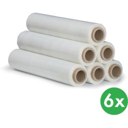 B2B Partner Folia stretch, przezroczysta 23 mic, 500 mm x 190 m, 6 szt.