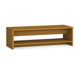 B2B Partner Ławka szatniowa z półką na obuwie, wzmocniona, 1500 mm, czereśnia