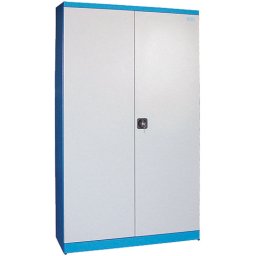 B2B Partner Szafa warsztatowa na narzędzia wąska GD, 4 półki, spawana, nośność 50 kg, 1100 x 380 x 1920 mm