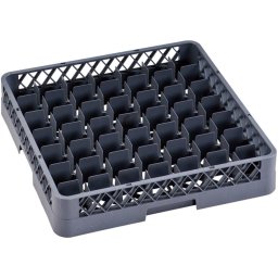 B2B Partner Kosz do zmywarki na szkło, 500 x 500 x 100 mm, 49 segmentów 65 x 65 mm