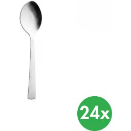 B2B Partner Łyżeczka do herbaty PLAIN, stal nierdzewna, 24 szt