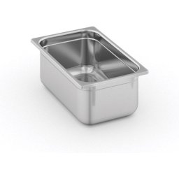 B2B Partner Pojemnik gastronomiczny ze stali nierdzewnej GN 1/1, 530 x 325 x 200 mm