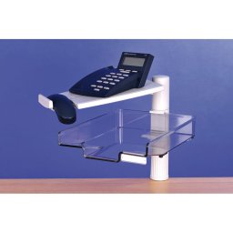B2B Partner Stojak na telefon - mały z misą, szary