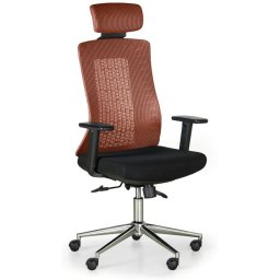 B2B Partner Krzesło biurowe EDEN, pomarańczowo/czarne