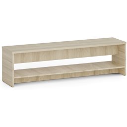 B2B Partner Ławka szatniowa z półką na obuwie, wzmocniona, 1500 mm, dąb naturalny