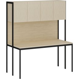 B2B Partner Zestaw biurowy HOME OFFICE, czarny/brzoza