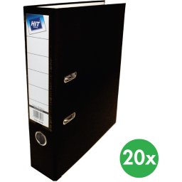 HIT Office Segregator dźwigniowy 7,5 cm, czarny