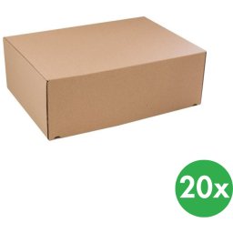 B2B Partner Kartony pocztowe na książki i dokumenty A3, 305x310x150 mm, 20 szt.