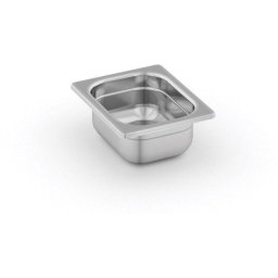 B2B Partner Pojemnik gastronomiczny ze stali nierdzewnej GN 1/2, 325 x 265 x 100 mm