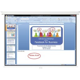 B2B Partner Ekran projekcyjny manualny 2000 x 2000 mm