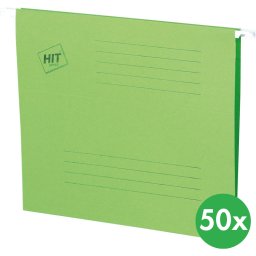 HIT Office Teczki zawieszane A4, zielone, 50 szt.
