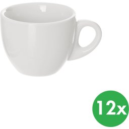 B2B Partner MONA Kubek do espresso 0,1 l, porcelana, 12 szt