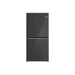Bosch Serie 4 KMC85LEEA Pełny No Frost 189,5cm Komora świeżości Szare szkło