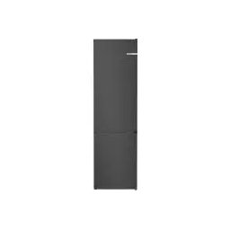 Bosch Serie 4 KGN392XCF Pełny No Frost 203cm Szuflada z kontrolą wilgotności Czarna stal szczotkowana