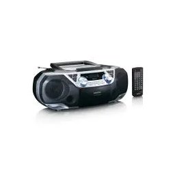 Lenco SCD-720SI Bluetooth Czarno-srebrny