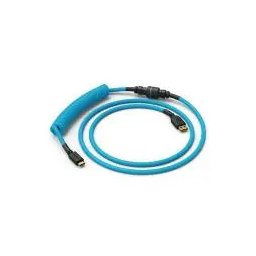Glorious PC Gaming Race Coil Cable Electric Blue USB-C - USB-A (GLO-CBL-COIL-EB) Niebieski