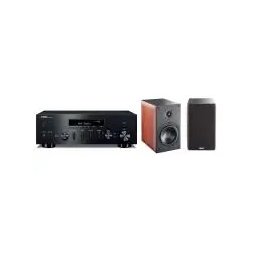 Yamaha R-N600A Czarny, Indiana Line Nota 260 X Orzech