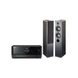 Yamaha MusicCast RX-V4A Czarny, Indiana Line Nota 550 X Czarny dąb