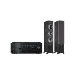 Yamaha R-N800A Czarny, Indiana Line Tesi 661 Ciemny dąb