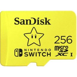 SANDISK Nintendo microSDXC 256GB 100/90 MB/s V30 U3