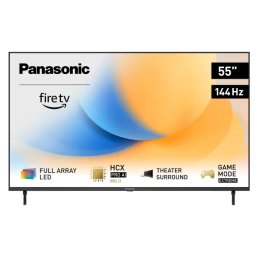 Panasonic TV-55W90AEG 55" Full Array LED 4K 144Hz Smart TV Funkcje AI Dolby Vision IQ Dolby Atmos HDMI 2.1 DVB-T2