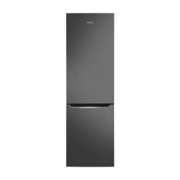 Amica FK299.2FTZH(E) Pełny No Frost 180cm Komora świeżości Czarny Inox