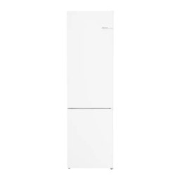 Bosch Serie 4 KGN392WCF Pełny No Frost 203cm Szuflada z kontrolą wilgotności Biały