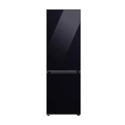 Samsung Bespoke RB34C7B5D22 Funkcje AI Pełny No Frost 185,3cm Szuflada z kontrolą wilgotności Zdalne sterowanie Czarne szkło