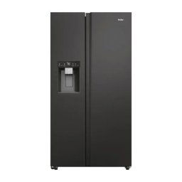 Haier Seria 7 HSW79F18DIPT Pełny No Frost 177,5cm Dystrybutor wody Zdalne sterowanie Czarny łupkowy