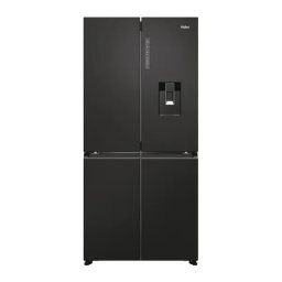 Haier Seria 7 HCR7818DWPT Pełny No Frost 181,5cm Dystrybutor wody Zdalne sterowanie Czarny łupkowy