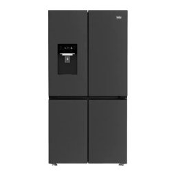 Beko GN1426240ZDXBRN Pełny No Frost 182cm Dystrybutor wody Dark Inox