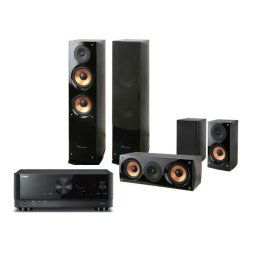Yamaha MusicCast RX-V4A Czarny, Pure Acoustics NOVA 6 Czarny