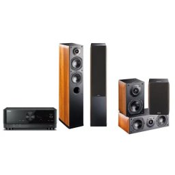 Yamaha MusicCast RX-V4A Czarny, Indiana Line Nota 5.0 - 550 X/740 X/240 X Orzech