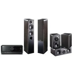 Yamaha MusicCast RX-V4A Czarny, Indiana Line Nota 5.0 - 550 X/740 X/240 X Czarny dąb