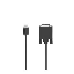 Hama 00200713 Displayport - DVI-D Czarny