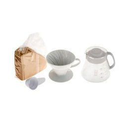 Hario V60 & Pot White + Serwer + Filtry